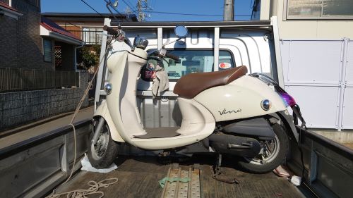 ヤマハビーノ買取、エンジン不動車 | 原付バイクの廃車買取、相模原